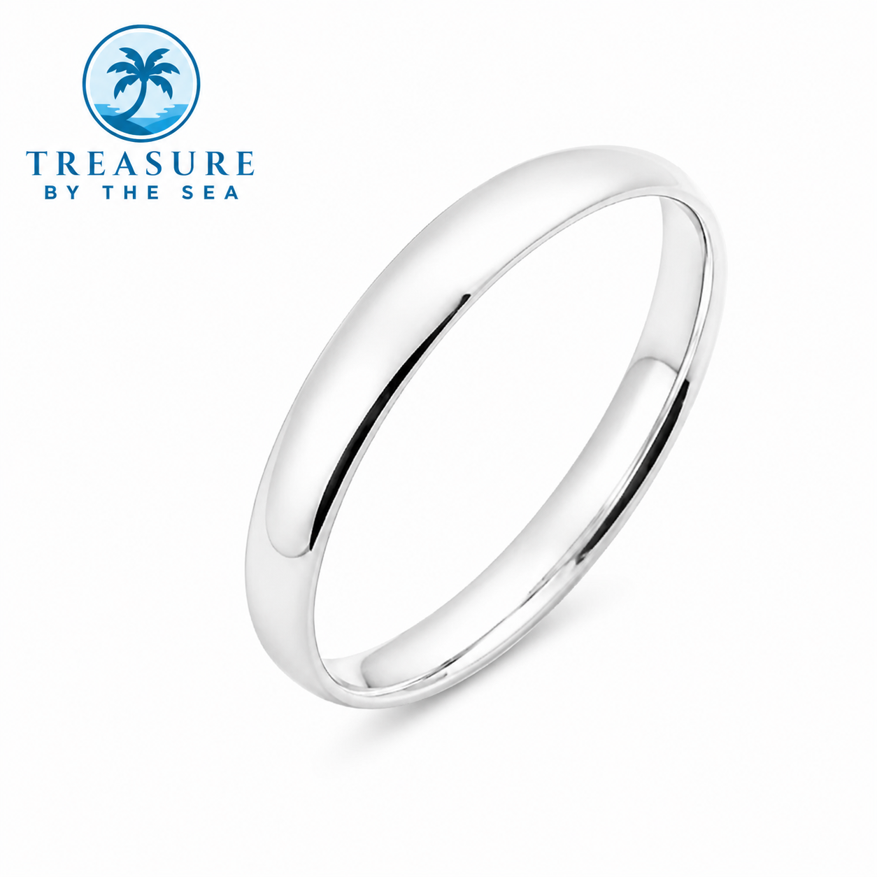 Sterling Silver 10mm Smooth Bracelet
