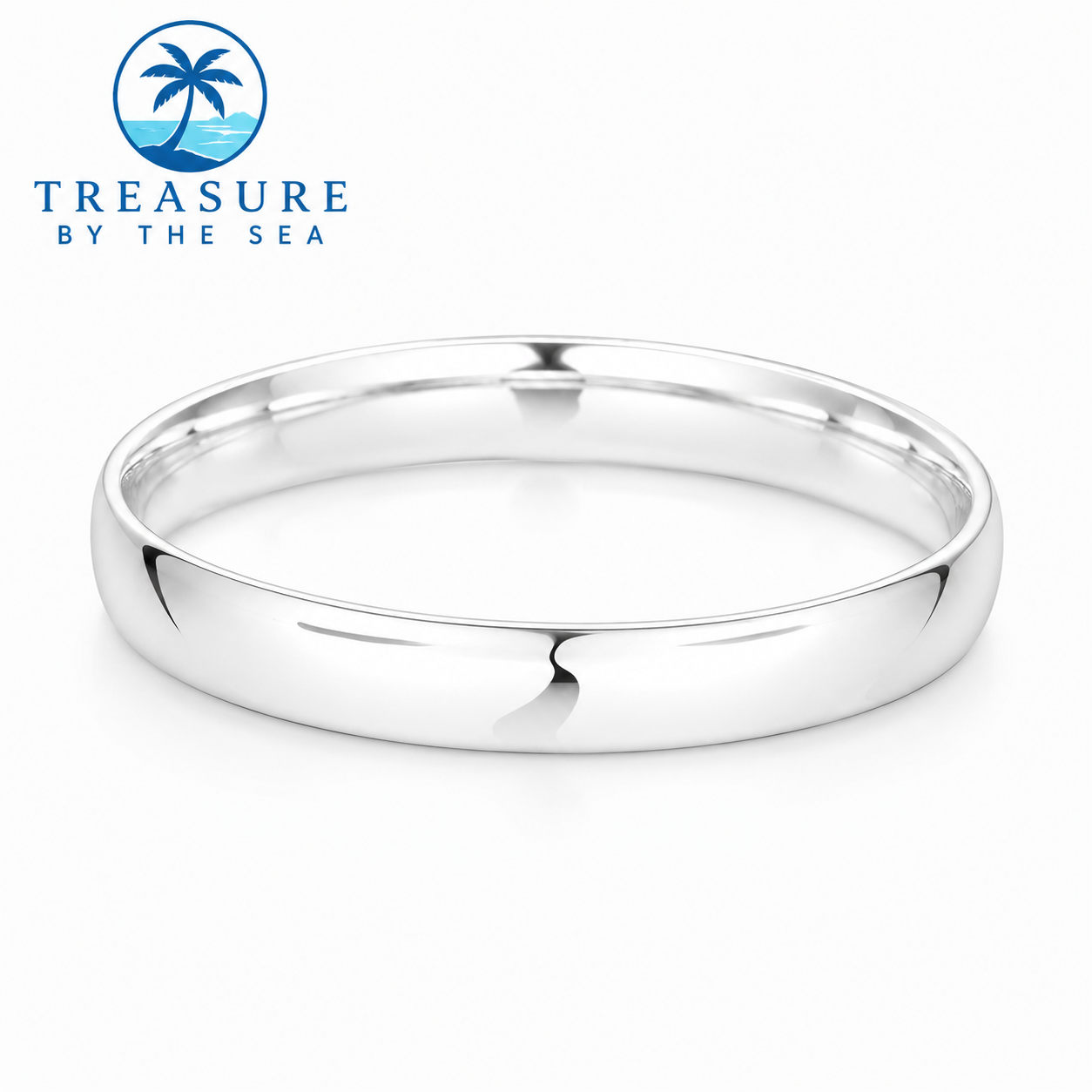 Sterling Silver 10mm Smooth Bracelet