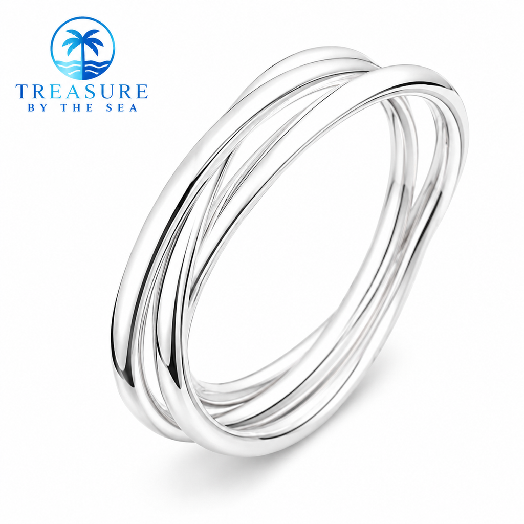 Sterling Silver Three in One Bracelet