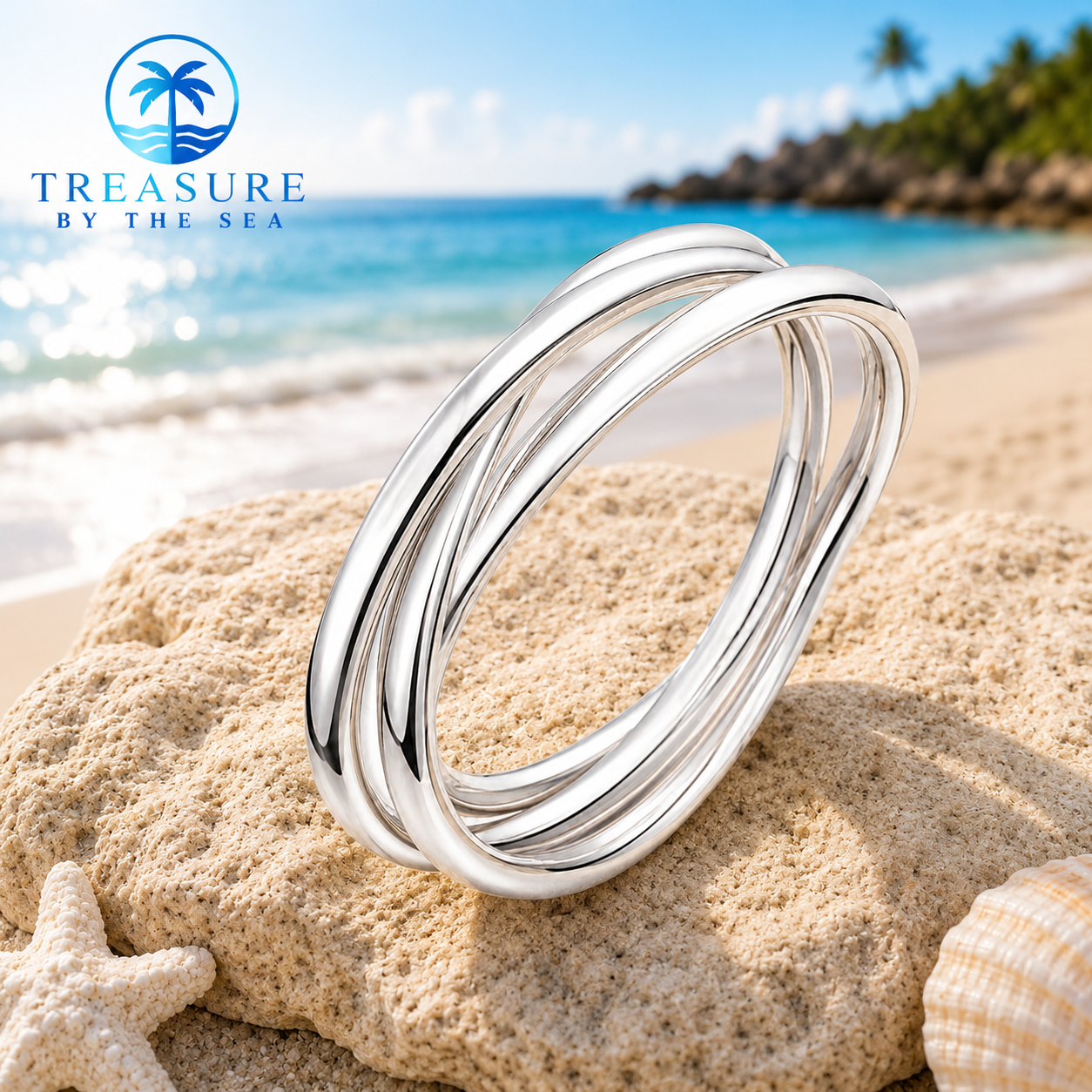 Sterling Silver Three in One Bracelet