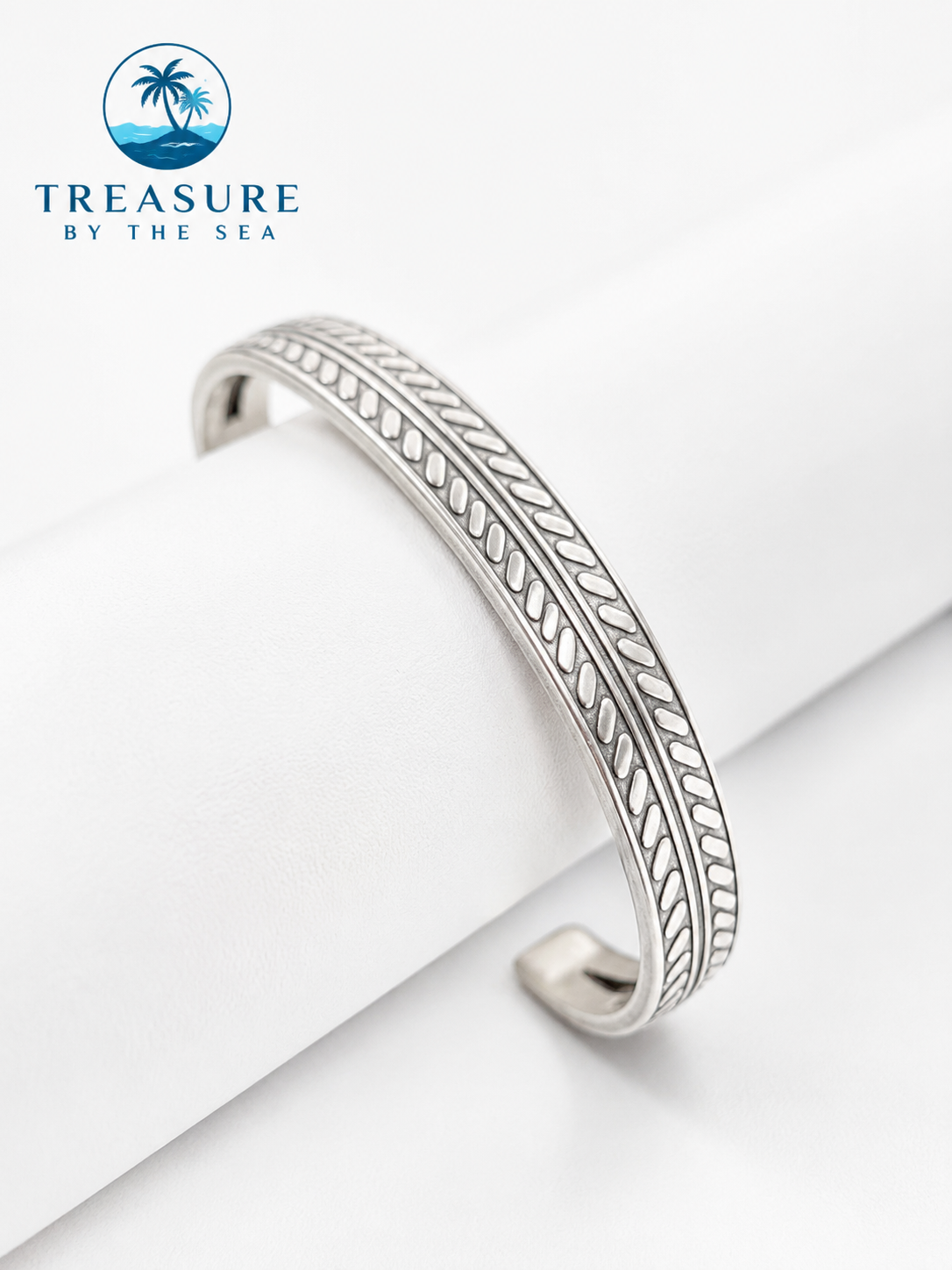 Sterling Silver Coastal Ridge Cuff