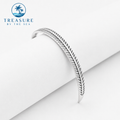 Sterling Silver Coastal Feather Cuff