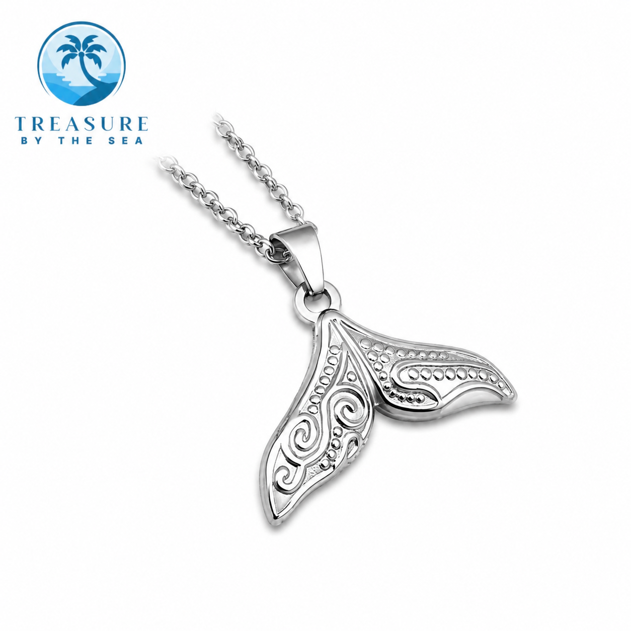 Whale Tail Stainless Steel Necklace