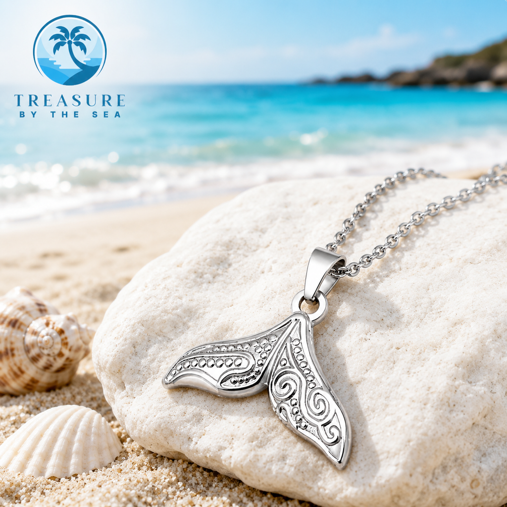Whale Tail Stainless Steel Necklace