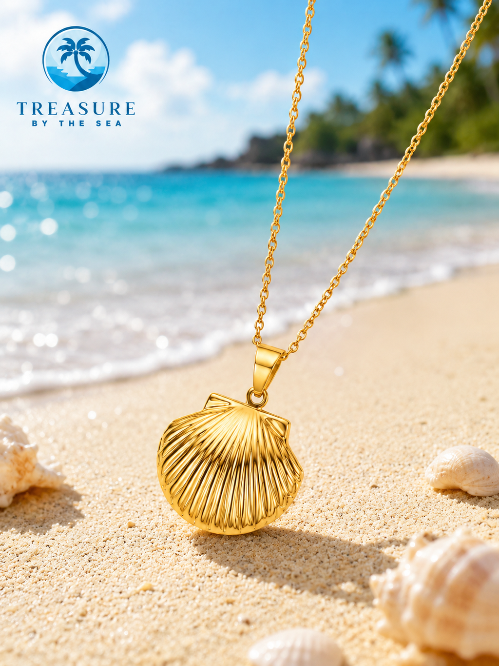 Coastal Seashell Locket