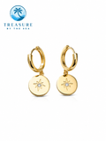 Starburst Stainless Steel Earrings