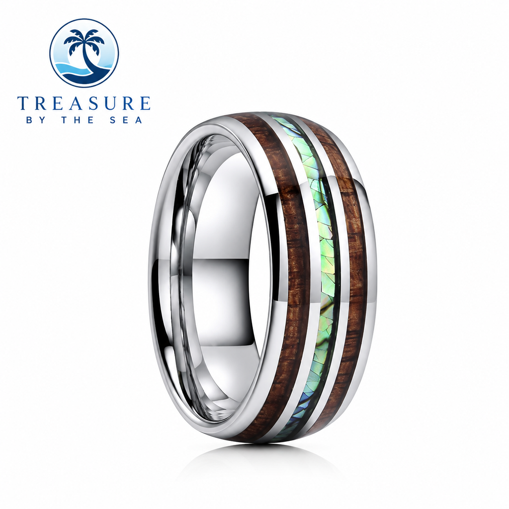 Silver Ocean Drift Men’s Ring