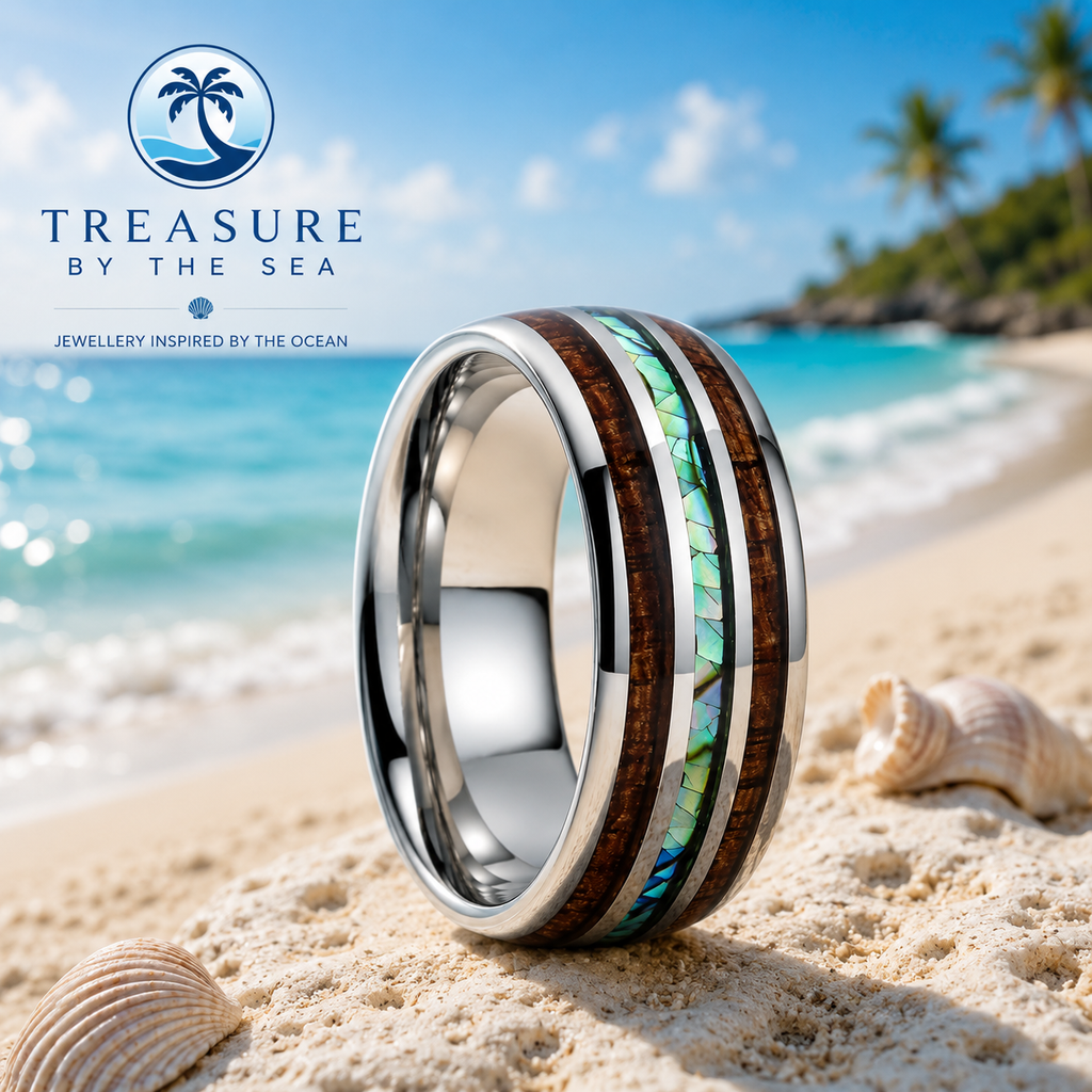 Silver Ocean Drift Men’s Ring