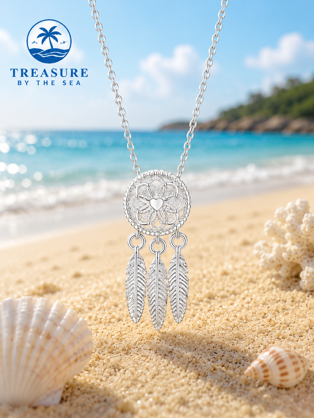 Shoreline Dreamer Sterling Silver Necklace