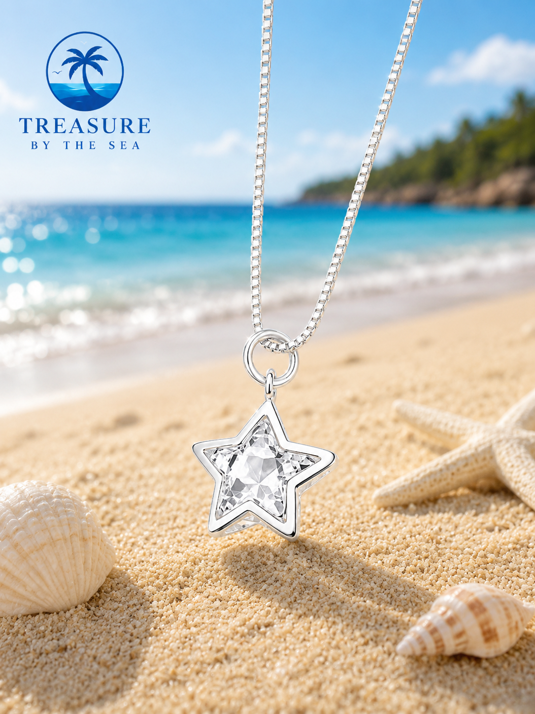 Star Necklace Sterling Silver