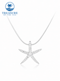 Sparkly Sterling Silver Necklace