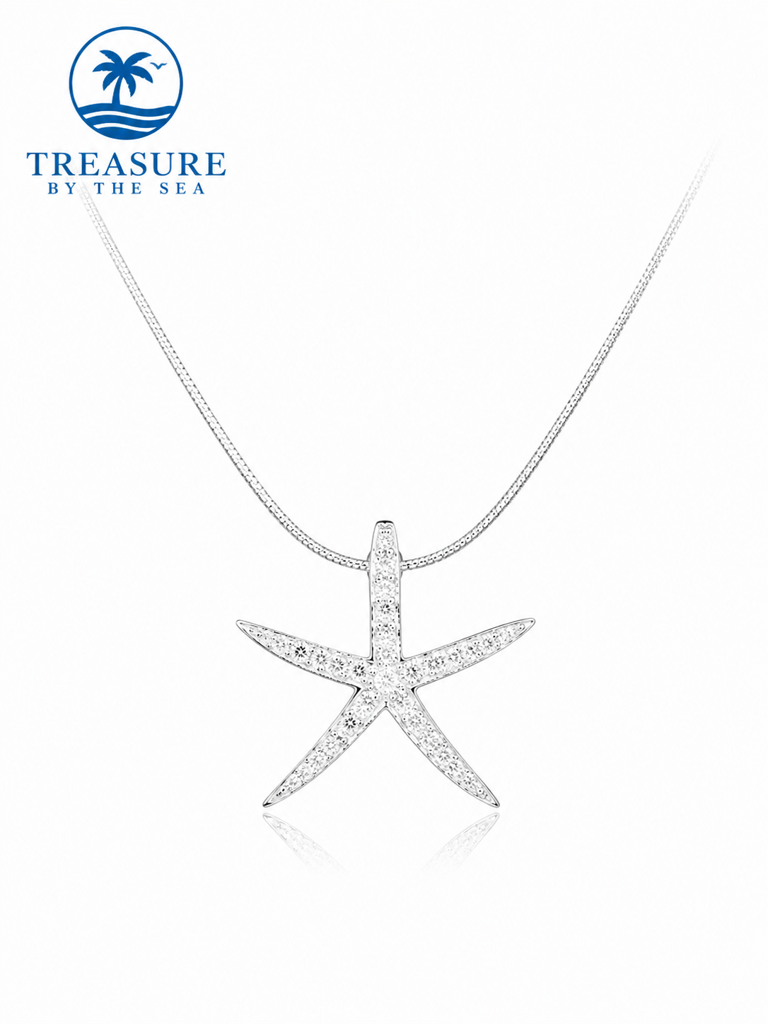 Sparkly Sterling Silver Necklace