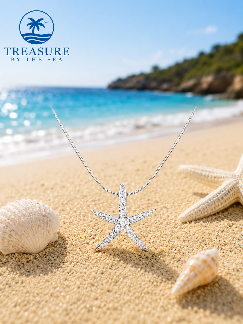 Sparkly Sterling Silver Necklace