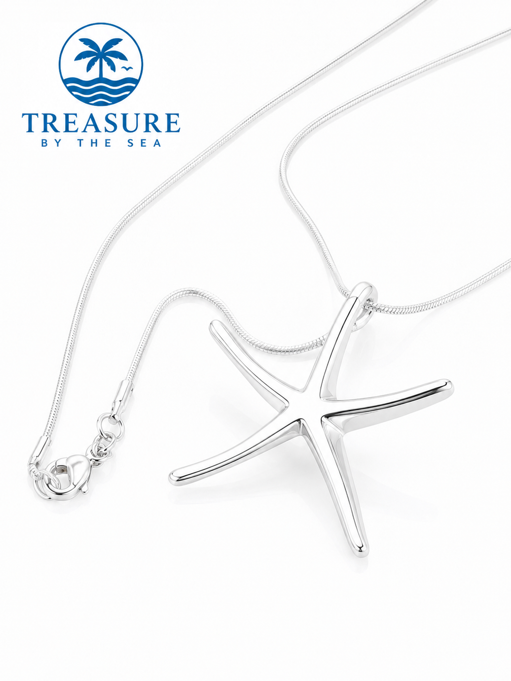 Starfish Necklace Sterling Silver
