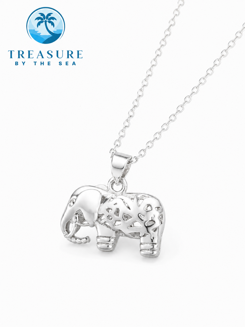 Elephant Sterling Silver Necklace