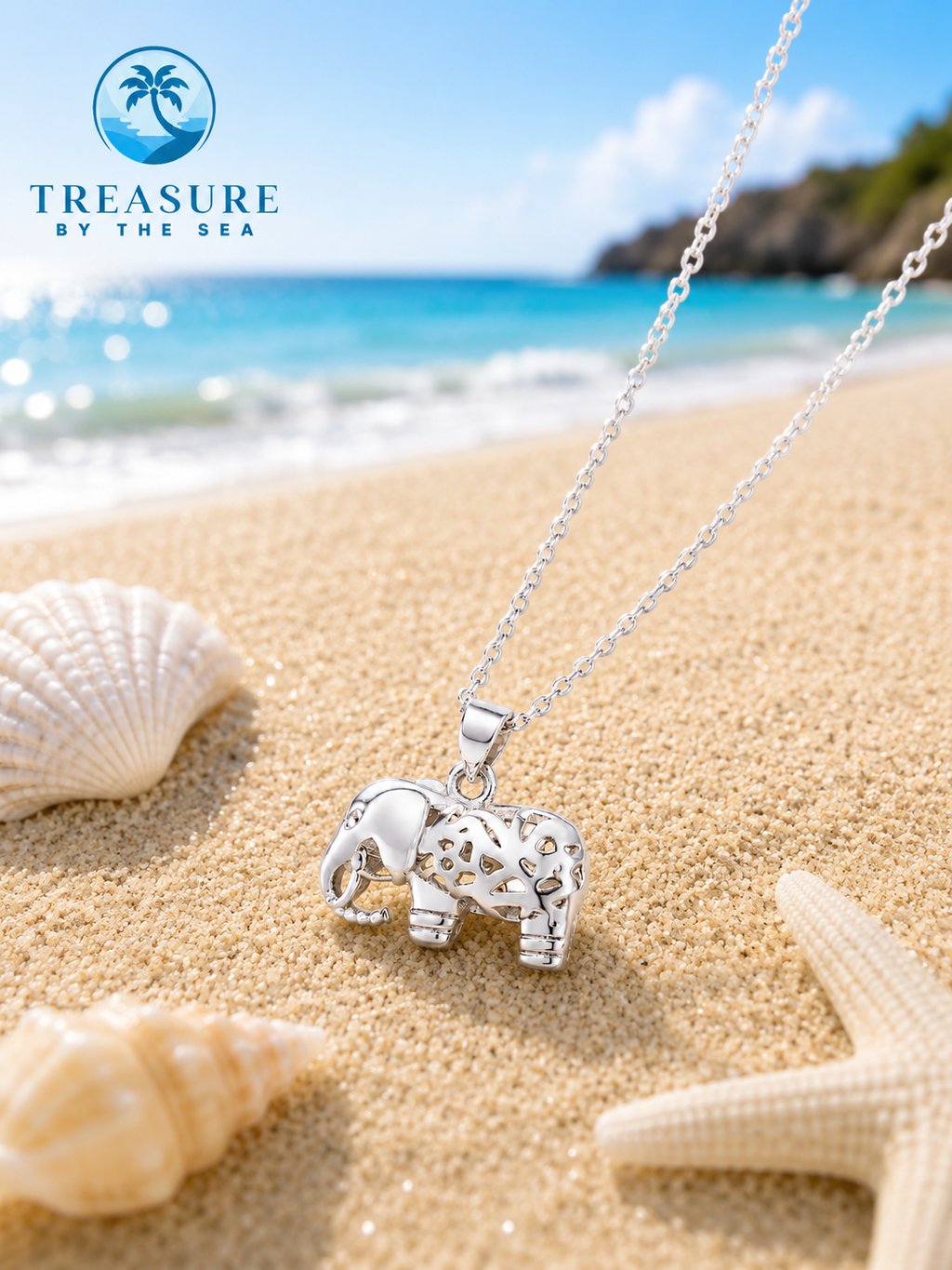 Elephant Sterling Silver Necklace