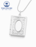 Ocean Keepsake Book Necklace