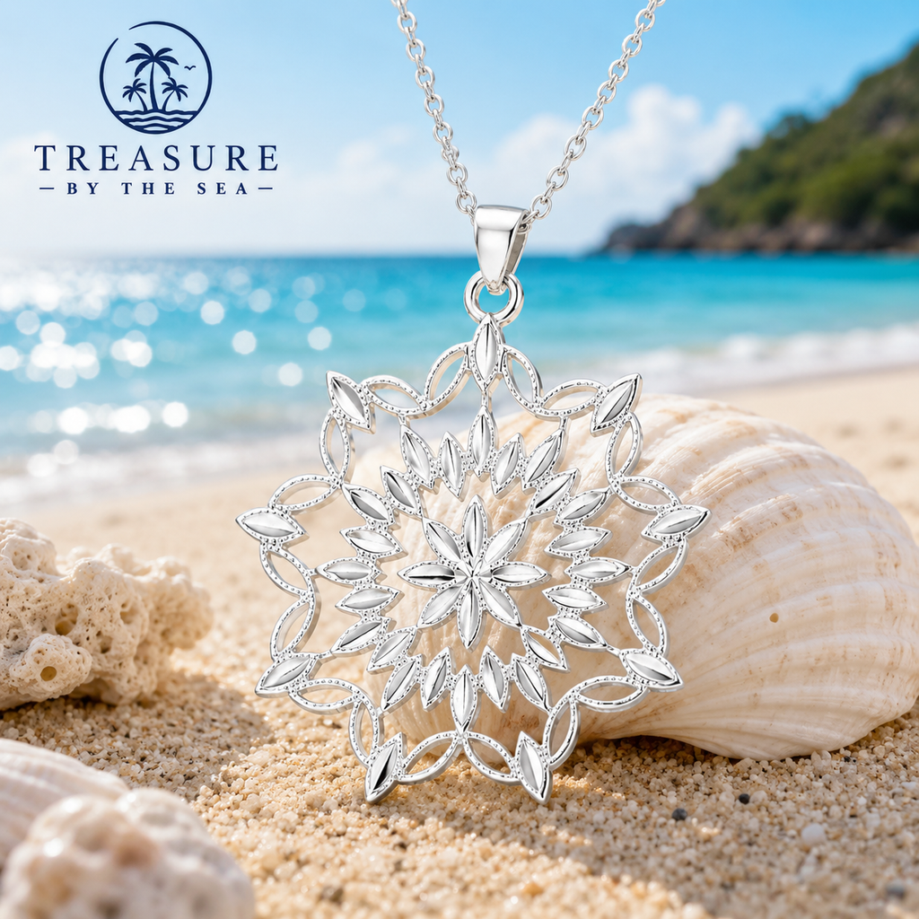 Seafoam Sterling Silver Necklace