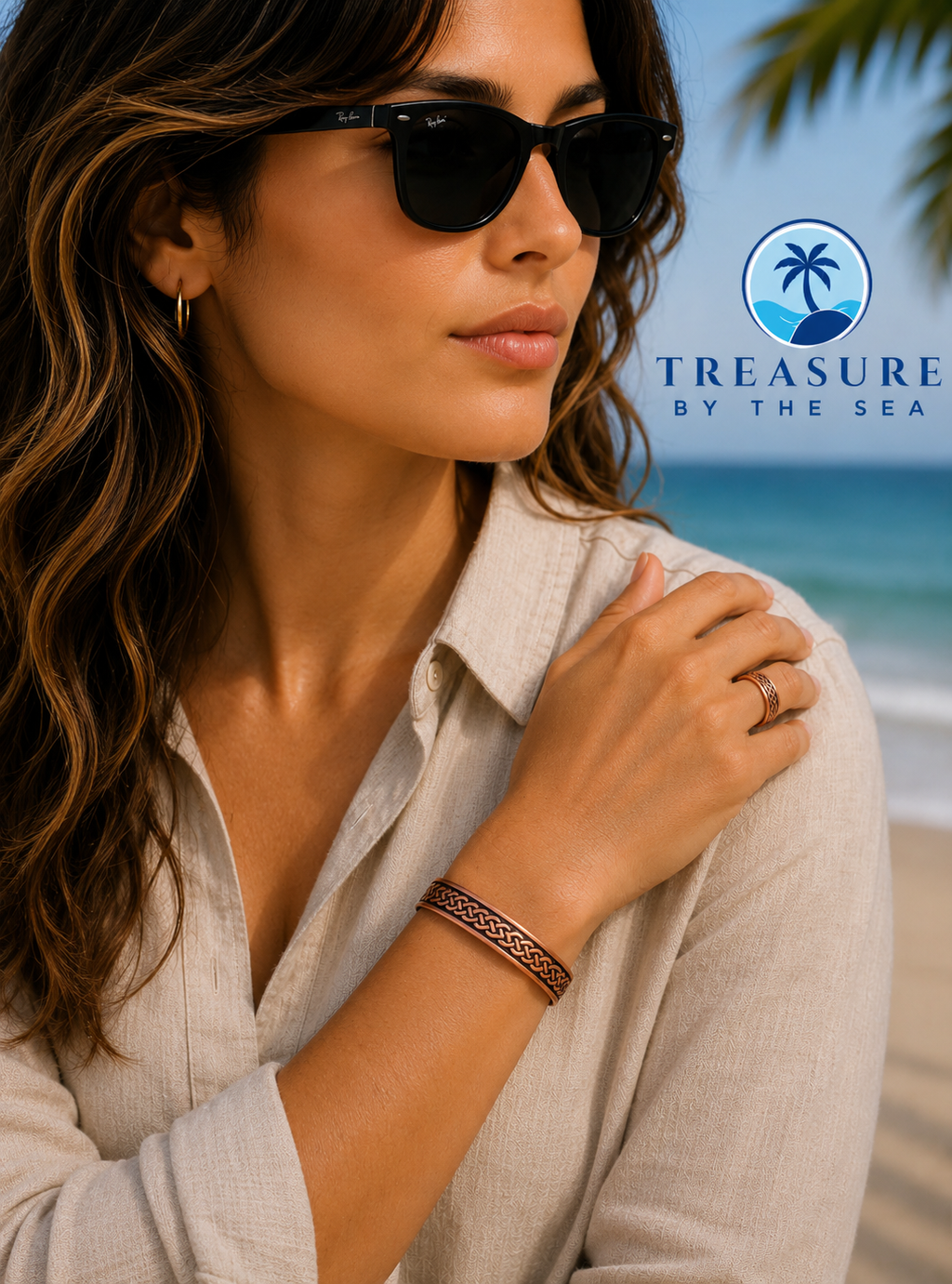 Rope Twist Copper Bracelet