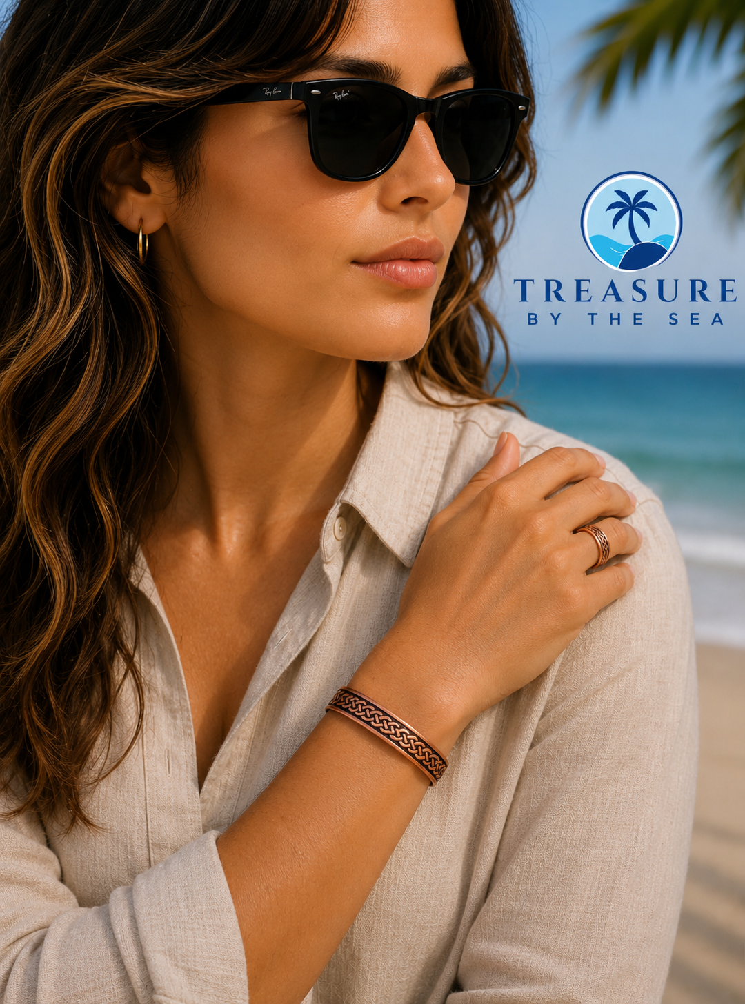 Rope Twist Copper Bracelet