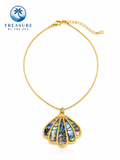 Ocean Tide Gold Necklace Stainless Steel