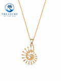 Nautilus Glow Necklace Stainless Steel