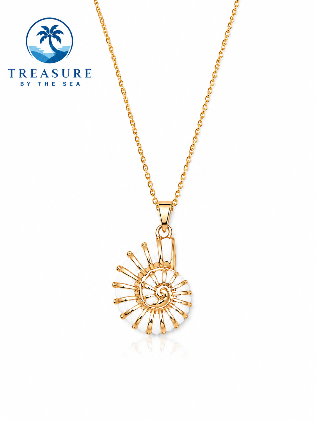 Nautilus Glow Necklace Stainless Steel