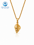 Ocean Cone Necklace Stainless Steel