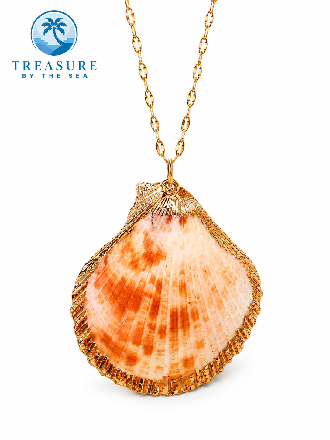 Indigo Shell Necklace
