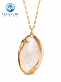 Oceana Gold Edged ShellNecklace